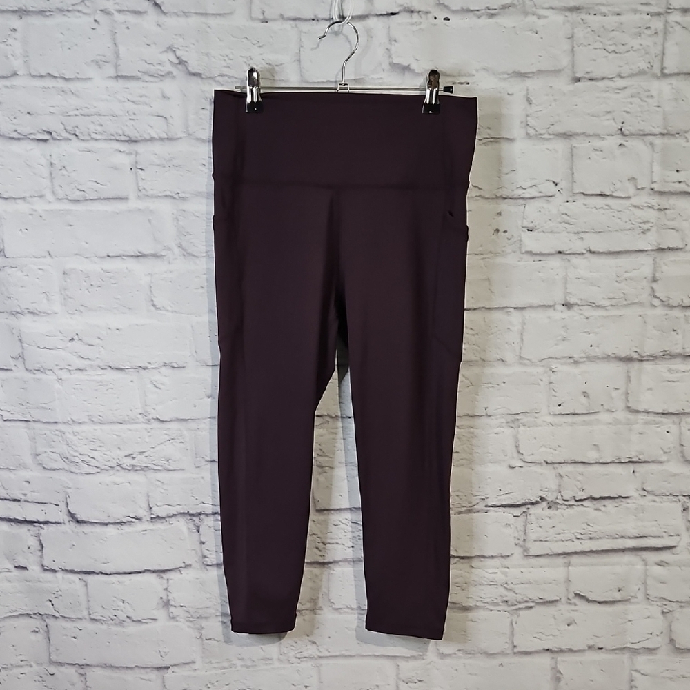 ZYIA Women's Dark Purple Leggings